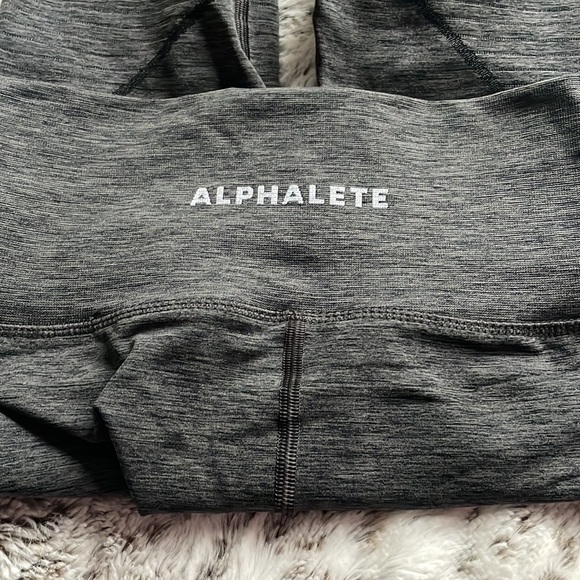 ALPHALETE OG Revival Legging - SM in Powder Grey - Picture 6 of 7